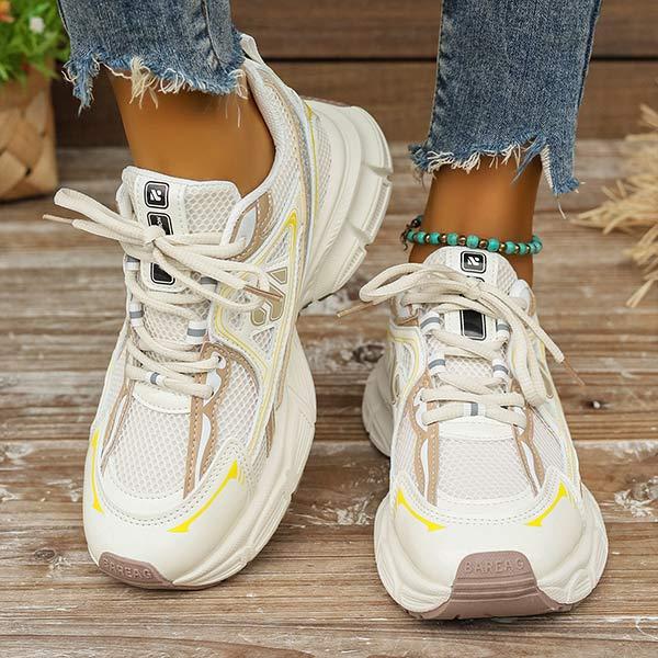 Women's Stylish Breathable Thick Sole Sneakers 28968172C