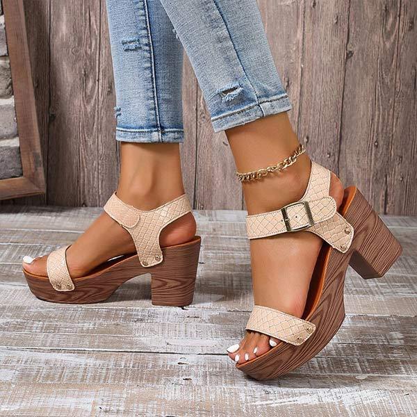 Women's Casual Block Heel Sandals 02394704C