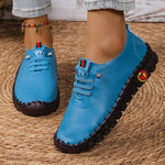 Women's Candy-Colored Lace-Up Soft Rubber Sole Casual Shoes 04074363C