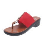 Women's Round-Toe Platform Sandals with Toe Strap 27805180C