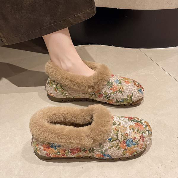 Women's Plush-Lined Thickened Warm Casual Shoes 29972250C