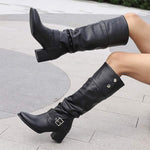 Women's Fold-Over Knee-High Boots 59060157C