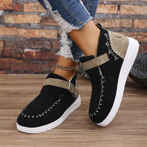 Women's Fleece-Lined Plush Snow Boots 02312606C