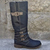 Women's Round-Toe Vintage Riding Boots 92634688C