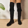 Women's Fashion Fringe Over-the-Knee Boots 63628714C