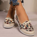 Women's Round-Toe Slip-On Casual Shoes 07052268C