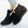 Women's Suede Lace-Up Short Boots 40439328C