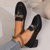 Women's Retro Chunky Heel Platform Loafers 47497358C