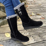 Women's Thick Sole Fleece-Lined Snow Boots 66112966C