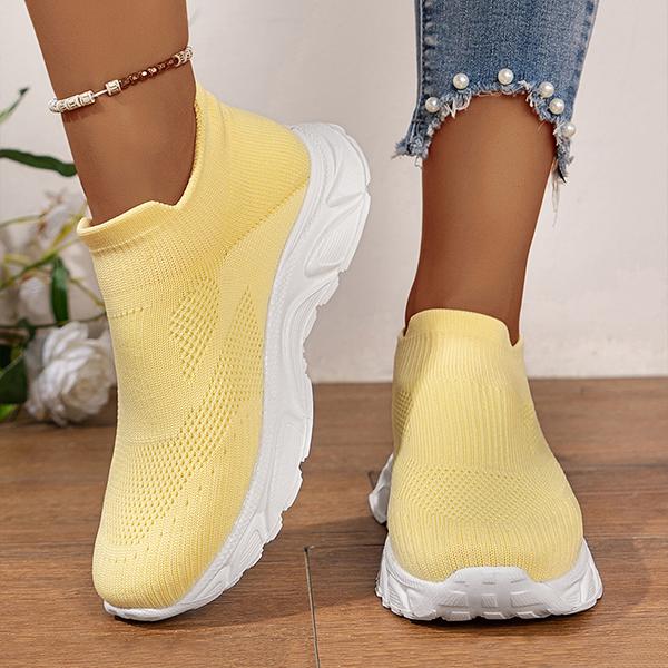 Women's Casual Mesh Breathable Slip-On Sneakers 44619813S
