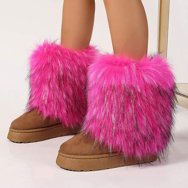 Women's Warm Fluffy Snow Boots 81905956C