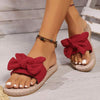 Women's One-Line Bow Slippers 87369795C