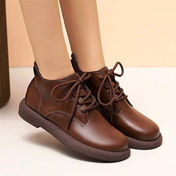 Women's Vintage Lace-Up Ankle Boots 95592136C