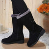 Women's Flat Fur-Lined Thickened Mid-Calf Snow Boots 15715072C