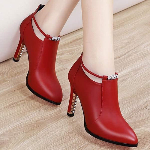 Women's Pointed-Toe High Heel Fashion Boots 97709792C