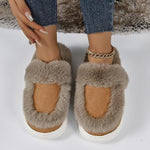 Women's Casual Thick-Soled Plush Warm Cotton Slippers 48041495S