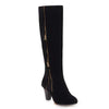 Women's Knee-High Boots with Inner Side Zipper and Chunky Heel 75181867C