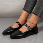 Women's Pointed Toe Casual Flat Shoes 50539883C