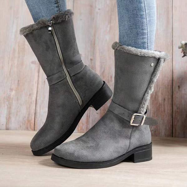 Women's Fleece-Lined Side-Zip Snow Boots 67764838C