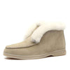 Women's Plush-Lined Warm Casual Short Boots 77508168C