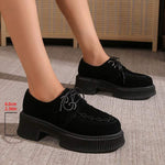 Women's Retro Platform Thick-Soled Shoes 06608689C