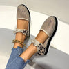 Women's Casual Leopard Mesh Lace-Up Platform Sandals 94479688S