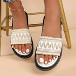 Women's Colorful Casual Platform Slide Sandals 33198515C