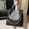 Embossed Bucket Bag with Detachable Clutch 43093529C