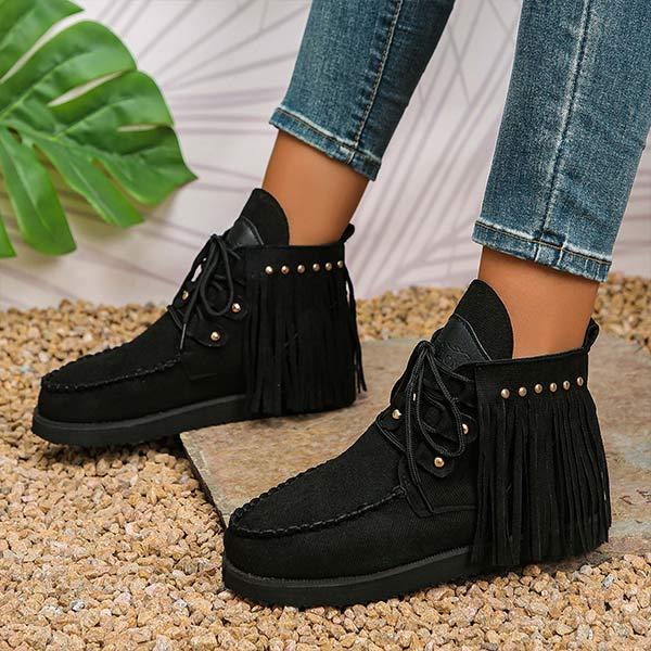 Women's Chelsea Tassel Ankle Boots 76846086C