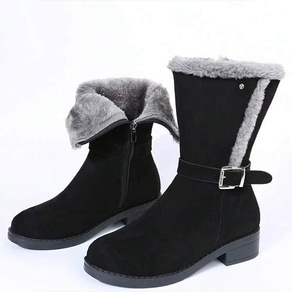 Women's Fleece-Lined Side-Zip Snow Boots 67764838C