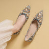 Women's Pointed Toe Flat Shoes with Rhinestone Detail 84856316C