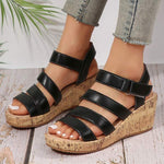 Women's Fashionable Wide Wedge Sandals 05408392C