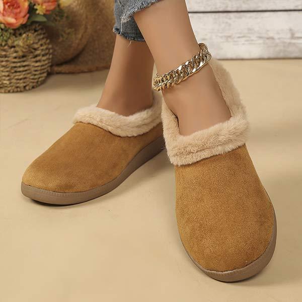 Women's Slip-On Faux Fur Snow Boots 07700831C