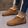 Women's Casual Solid Suede Vintage Snow Boots 53001811C