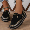 Women's Rhinestone Slip-On Loafers 77398737C