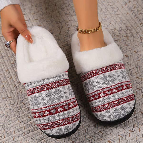 Women's Indoor Home Warm and Anti-Slip Cotton Slippers 72835337C