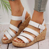 Women's Fashionable Wide Wedge Sandals 05408392C