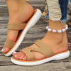 Women's Rhinestone Flat Sandals 14516273C