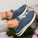 Women's Casual Flat Lace-Up Sneakers 41069870S