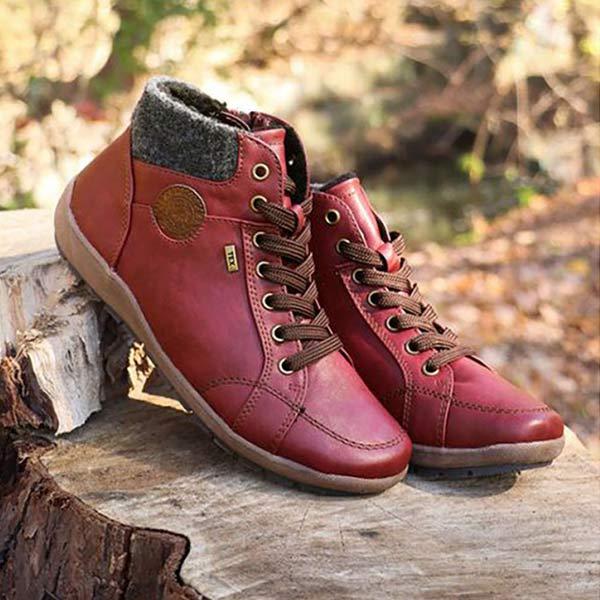 Women's Front Lace-Up Snow Boots 36328923C