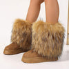 Women's Stylish Warm Fluffy Snow Boots 87035175C