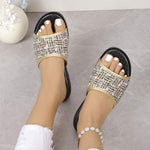 Women's Peep Toe Wedge Heel Sandals 26709653C