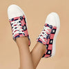 Women's Casual Lace Up Canvas Shoes 79036783C