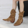 Women's Retro Short Slouchy Martin Boots 89783539C