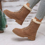 Women's Velvet Thickened Martin Boots Snow Boots 58047980C