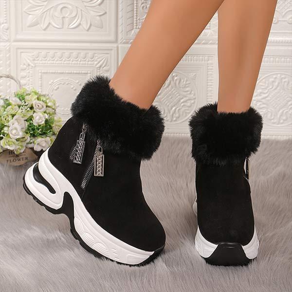 Women's Plush-Lined Snow Boots 91808520C