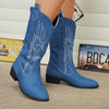 Women's Embroidered Riding Boots 63310884C