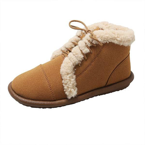 Women's Vintage Casual Warm Soft Sole Snow Boots 42113585C