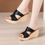 Women's High Heel Platform Sandals with Open Toe 55813181C