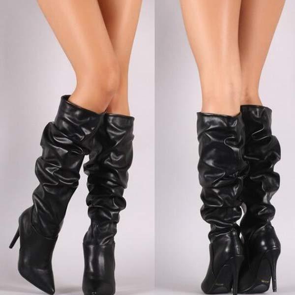 Women's Pointed-Toe Stiletto High-Heel Fashion Boots 15212753C